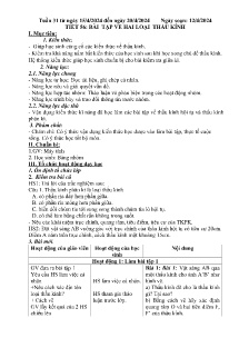Giáo án Vật lí 9 - Tuần 31 - Năm học 2023-2024