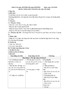 Giáo án Vật lí 9 - Tuần 33 - Năm học 2023-2024