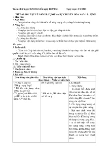Giáo án Vật lí 9 - Tuần 34 - Năm học 2023-2024